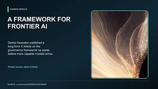 Demis Hassabis Wants a Frontier AI Gate. Here is the Real Proposal
