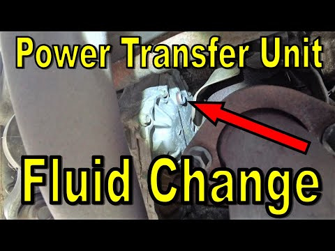 How to change Power Transfer Unit (PTU) Fluid. Drain and Fill (Easy) | Lincoln mkS