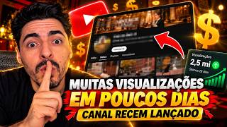 ENCONTREI O OURO!! ACHEI UM CANAL DE MÚSICA INCRIVEL NOVÍSSIMO FACIL DE MODELAR E MONETIZAR