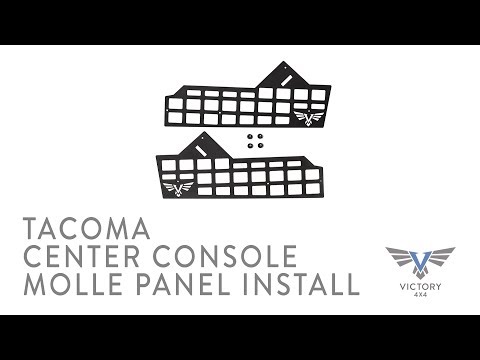 Tacoma Center Console Molle & Accessory Panel Installation