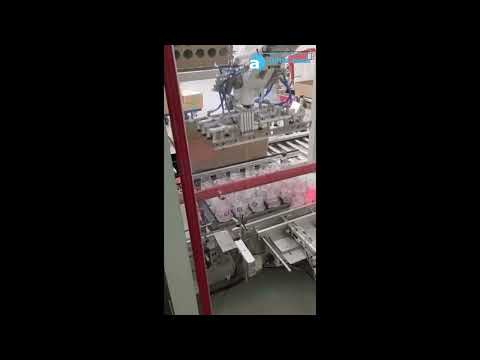 Automatic cups case packing line by AP Robot