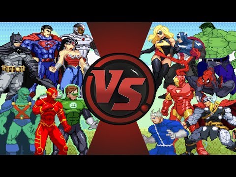Justice League vs Avengers | Animation (DC vs Marvel) | AnimationRewind