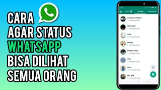 Download lagu How to Make Your WhatsApp Status Visible to Everyone - WhatsApp Tricks 2022 mp3