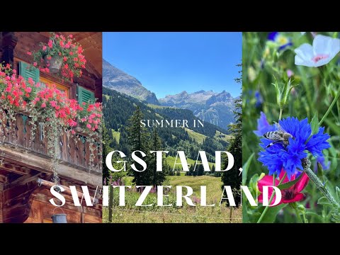 Gstaad, Switzerland | Summer Edition | Mountain Hike and Walking Tour | 4K