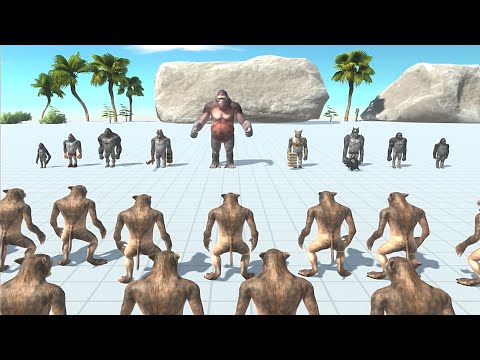 MUTANT PRIMATES VS WEAKEST UNITS Similliar Price - Animal Revolt Battle Simulator