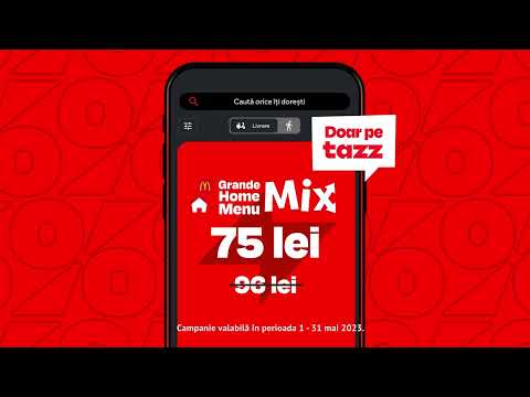 Doar pe Tazz: Grande Home Menu Mix de la McDonald's la super preț