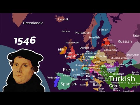 European Languages: Timeline By YEARS!