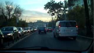 Driving in Bucharest Romania