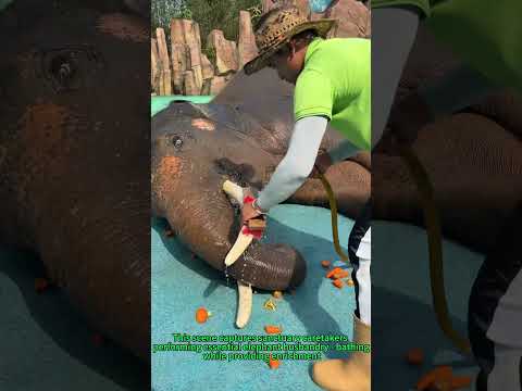 Elephant Spa Time: Gentle Giant Care Routine