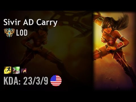 Sivir AD Carry vs Kalista - LOD - NA Challenger Path 6.6