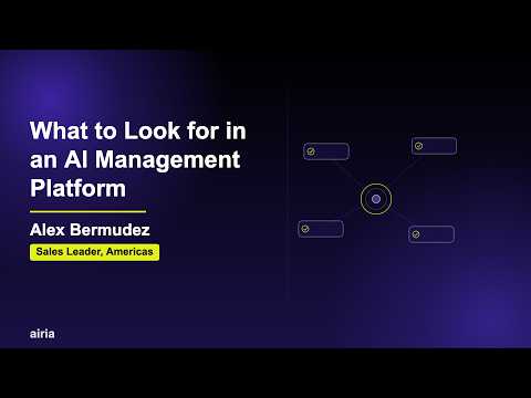  What to Look for in an AI Management Platform | Airia