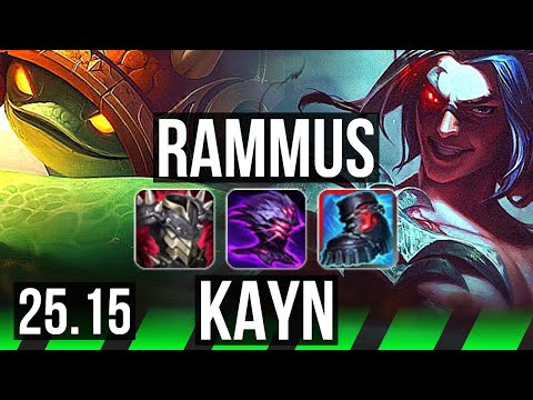 RAMMUS vs KAYN (JGL) | KR Master | 25.15