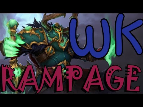RAMPAGE on WRAITH KING!!! Wraith King Immortal!!!!!!!