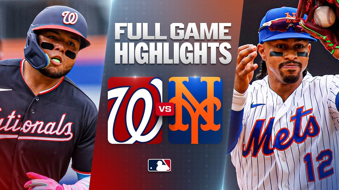 8월17일 워싱턴 뉴욕매츠 MLB 하이라이트