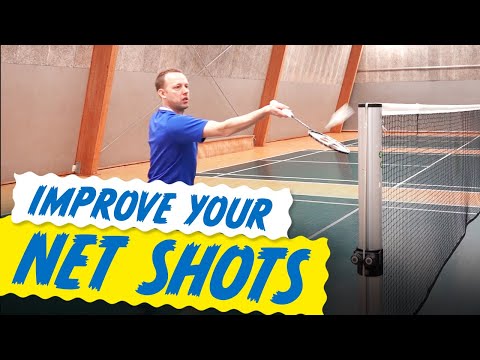 Net Shot in Badminton - Basic Forehand and Backhand