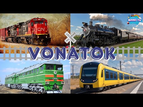 Vonatok -  Vonatok gyerekeknek. Fejlesztő kvíz a vonatokról #vonatok  #vonat  #train  #trains