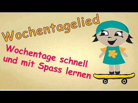 Wochentage lernen für Kleinkinder / Das Wochentagelied / ABC Lieder