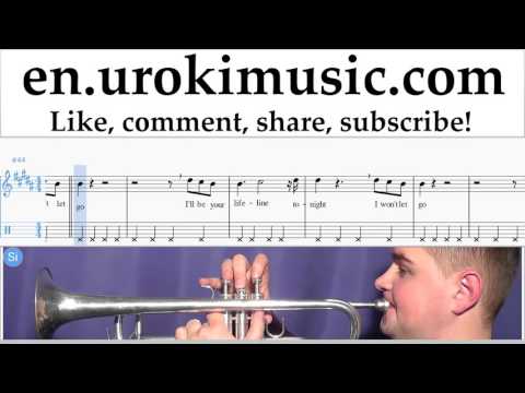 How to Play Trumpet Major Lazer, Justin Bieber - Cold Water Part#2 Melody School Learn Class Course