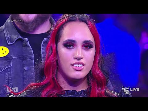 NXT Ava Raine Debuts - The Rock's daughter 10/25/22
