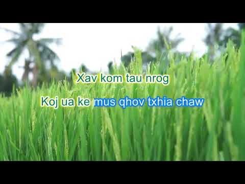 Puas Nco Kev Sib Hlub Lower Pitch Karaoke by  Maiv Muas Kwm
