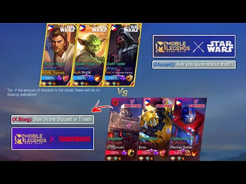 STAR WARS VS TRANSFORMERS SQUAD TRASHTALKERS! 🗑️ | THEY SAID STAR WARS IS TRASH?! 🤮 | OKAY LETS SEE!