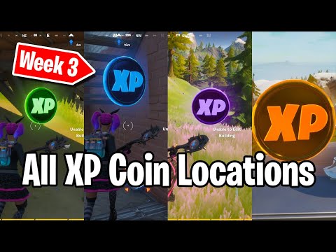 Fortnite Week 3 *ALL* XP Coin Locations!! (C2S4)