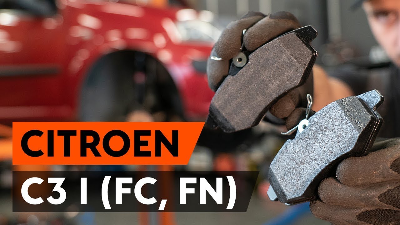 Kuidas vahetada Citroen C3 1 esi-piduriklotse – õpetus