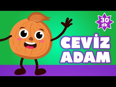 Ceviz Adam Şip Şap Şop | 30 Dakika Eğlenceli Çocuk ve Bebek Şarkıları | Çizgi Film