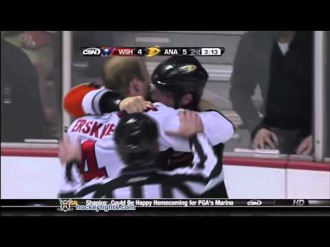 John Erskine vs Andy Sutton Feb 16, 2011