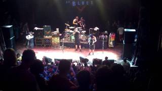 Fat mike falls and Eric Melvin Rocks the accordion.