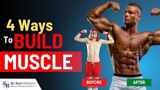 💪Doctor Reveals The Only 4 Ways To Build Muscle