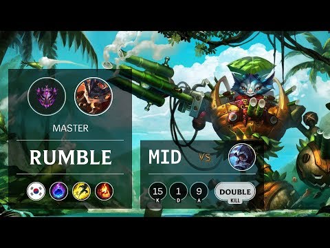 Rumble Mid vs Talon - KR Master Patch 9.8