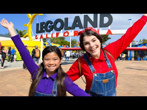 Emma Pretend Play in Legoland Theme Park