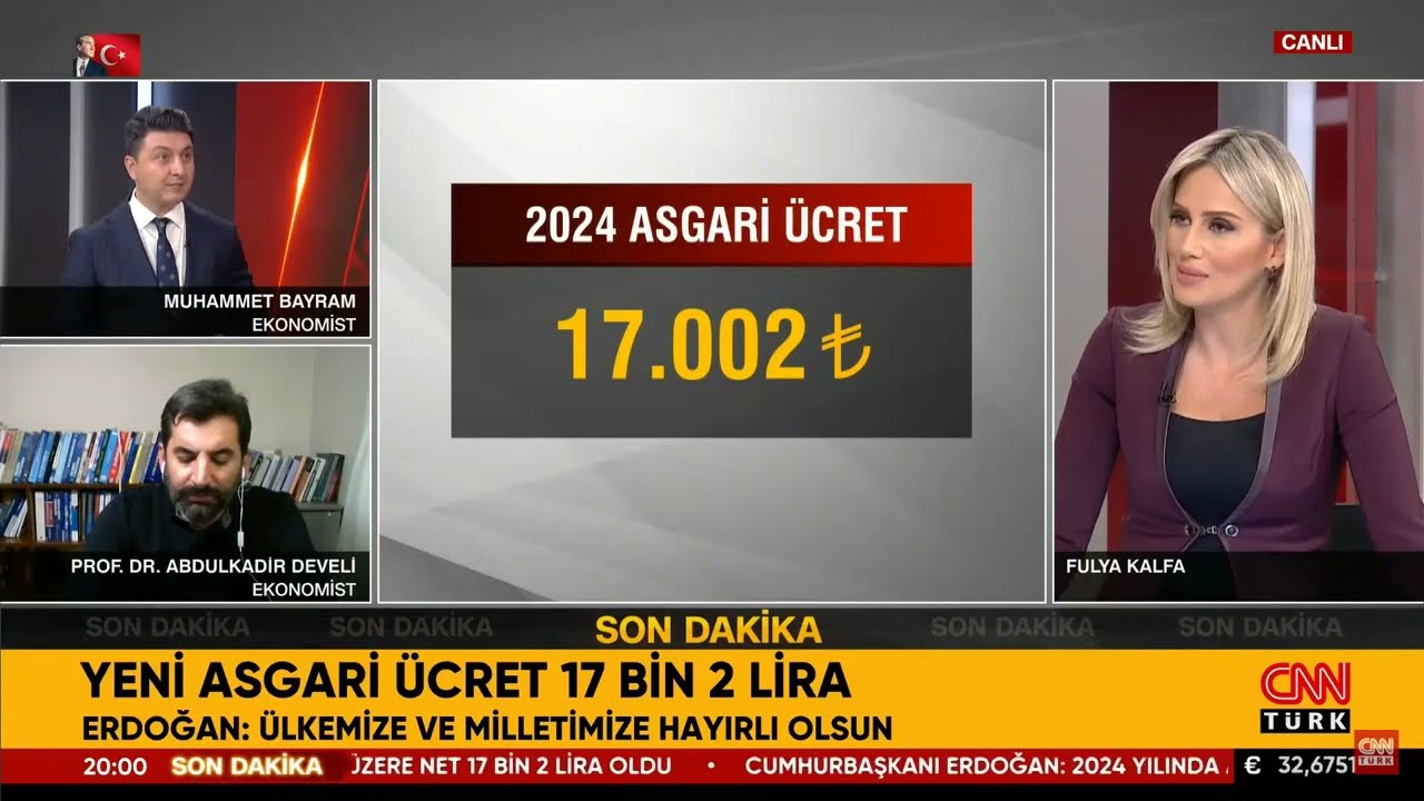#SONDAKİKA Asgari Ücret 17 Bin 2 Lira Oldu! İşte Detaylar...