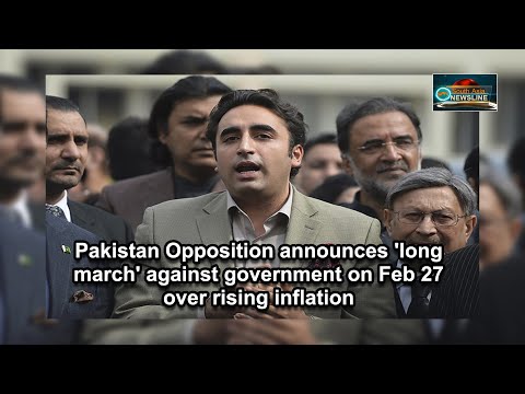 Pakistan Opposition announces 'long march' against government on Feb 27 over rising inflation