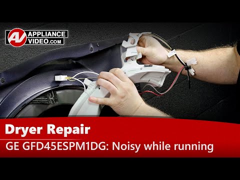 GE Dryer Repair - Noisy While Running - Top Bearing Assembly