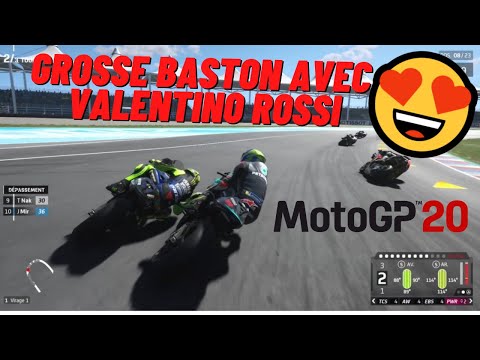 MOTOGP - Grosse baston avec Valentino Rossi MOTOGP20