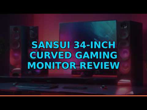 SANSUI 34-Inch Curved Gaming Monitor Review