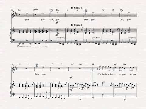 Tenor Sax  - Gold - Imagine Dragons -  Sheet Music, Chords, & Vocals