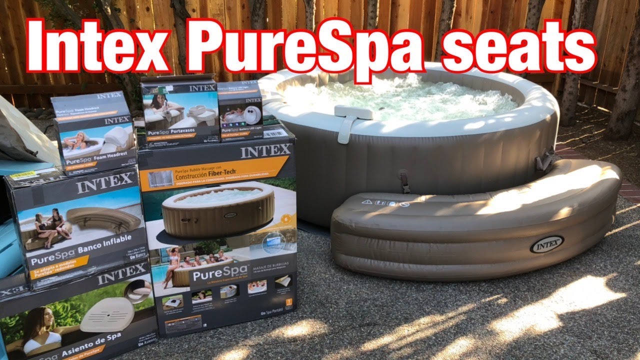 Intex PureSpa Seats Accessories for your Inflatable Hot-Tub