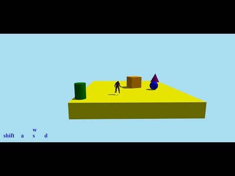 Three js Basic character controller with rapier 3d physics engine