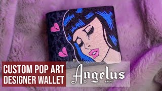 Hand Painted Designer Wallet | How to Minimize Mistakes with Stencils