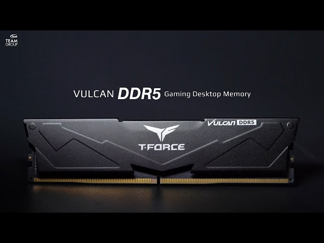 Team Group T-Force Vulcan DDR5 6400MHz 32GB 2x16GB CL40 video