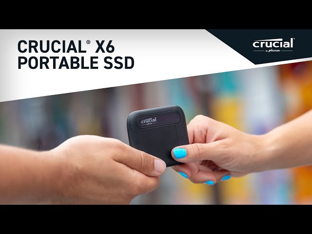 Video teaser voor Die Crucial® X6 Portable SSD: Die Zukunft ist schneller