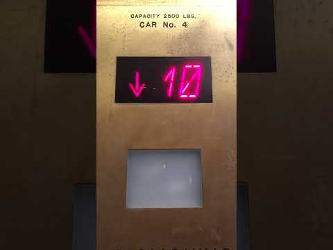 Westinghouse Schindler Traction Freight Elevator Warwick Apartment Silver Spring MD.