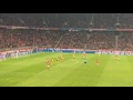Bayern Munich - Arsenal Arjen Robben Amazing goal & recorded by fans