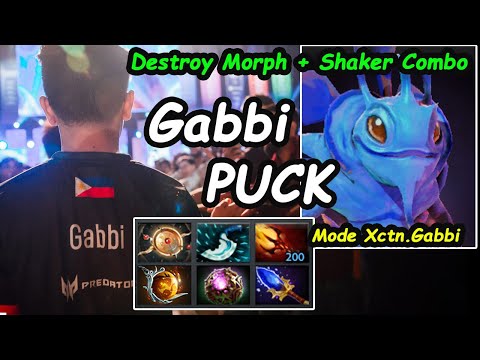 MODE Xctn.Gabbi | TNC Gabbi Best [Puck] Destroy Morph + Shaker Combo Dota 2 Perspective