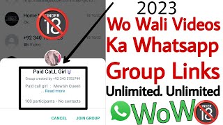 Unlimited Whatsapp Group link for wo Wali Videos | 5 Mint Wali Videos Whatsapp Group link |whatsapp