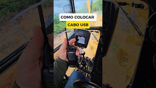 Como colocar um cabo USB no seu carregador de rádio comunicador. #dicas  #agroétudo #shorts