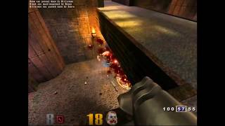 Quake III: Arena gameplay - Free For All - Q3DM4 - Nightmare!